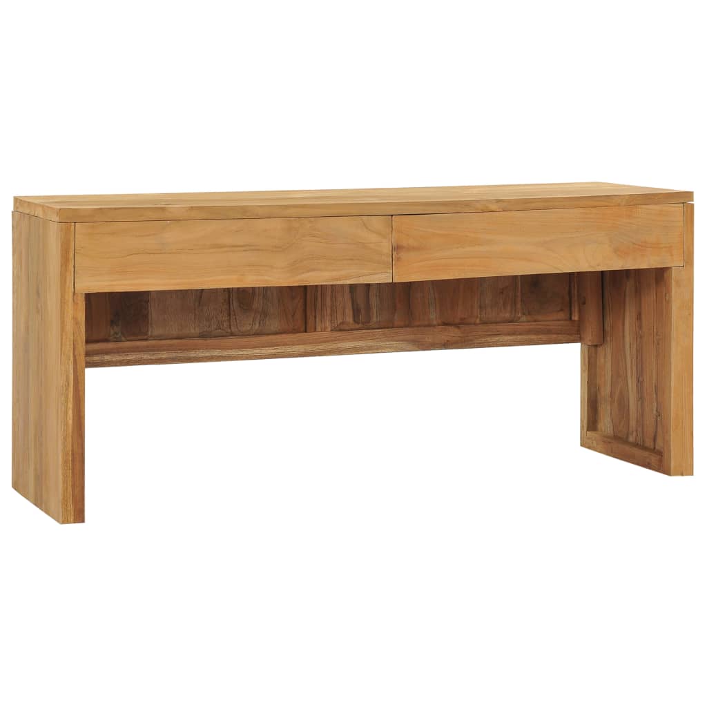 TV-bänk 100x35x45 cm massiv teak