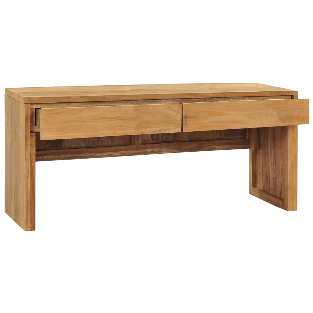 TV-bänk 100x35x45 cm massiv teak