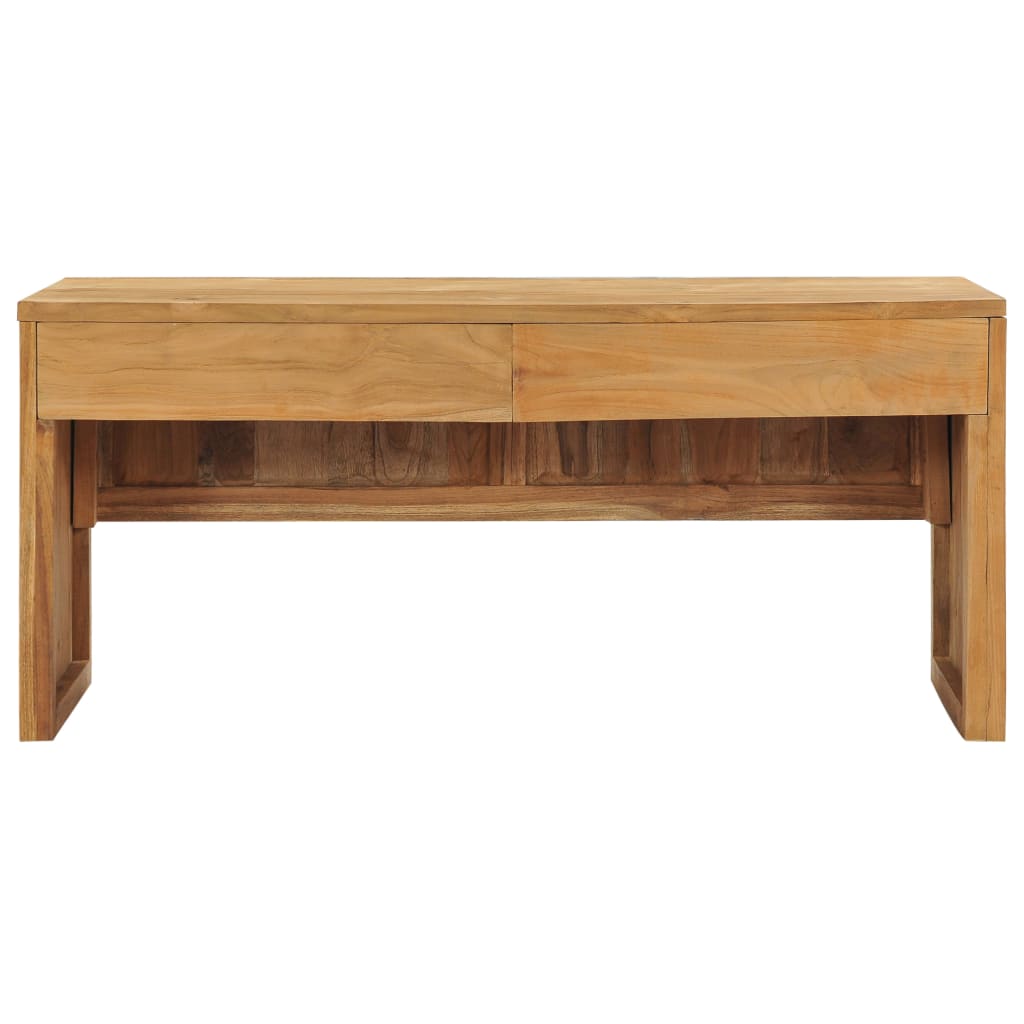 TV-bänk 100x35x45 cm massiv teak