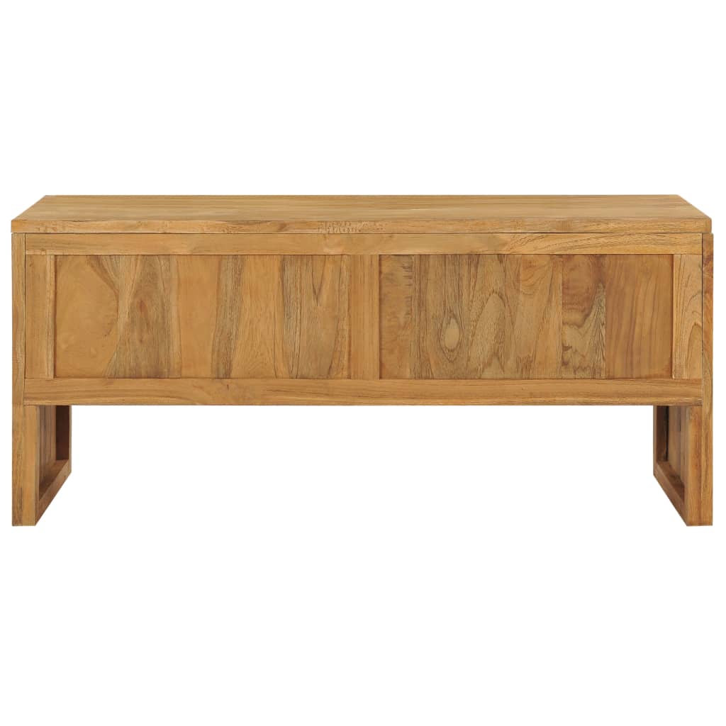 TV-bänk 100x35x45 cm massiv teak