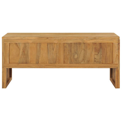 TV-bänk 100x35x45 cm massiv teak