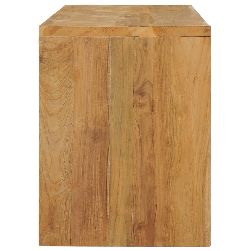 TV-bänk 100x35x45 cm massiv teak