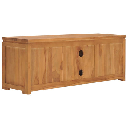 TV-bänk 110x30x40 cm massiv teak