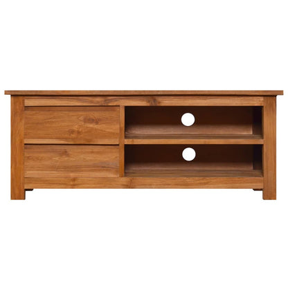 TV-bänk 100x30x40 cm massiv teak