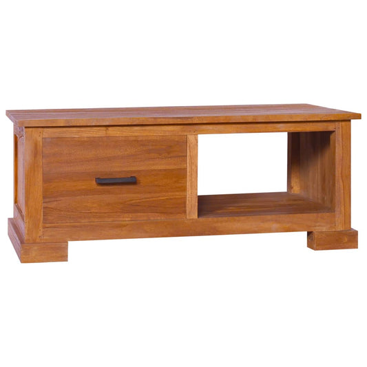 TV-bänk 90x50x37 cm massiv teak