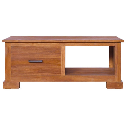 TV-bänk 90x50x37 cm massiv teak