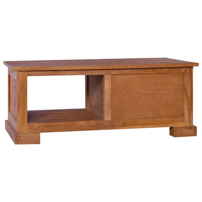 TV-bänk 90x50x37 cm massiv teak