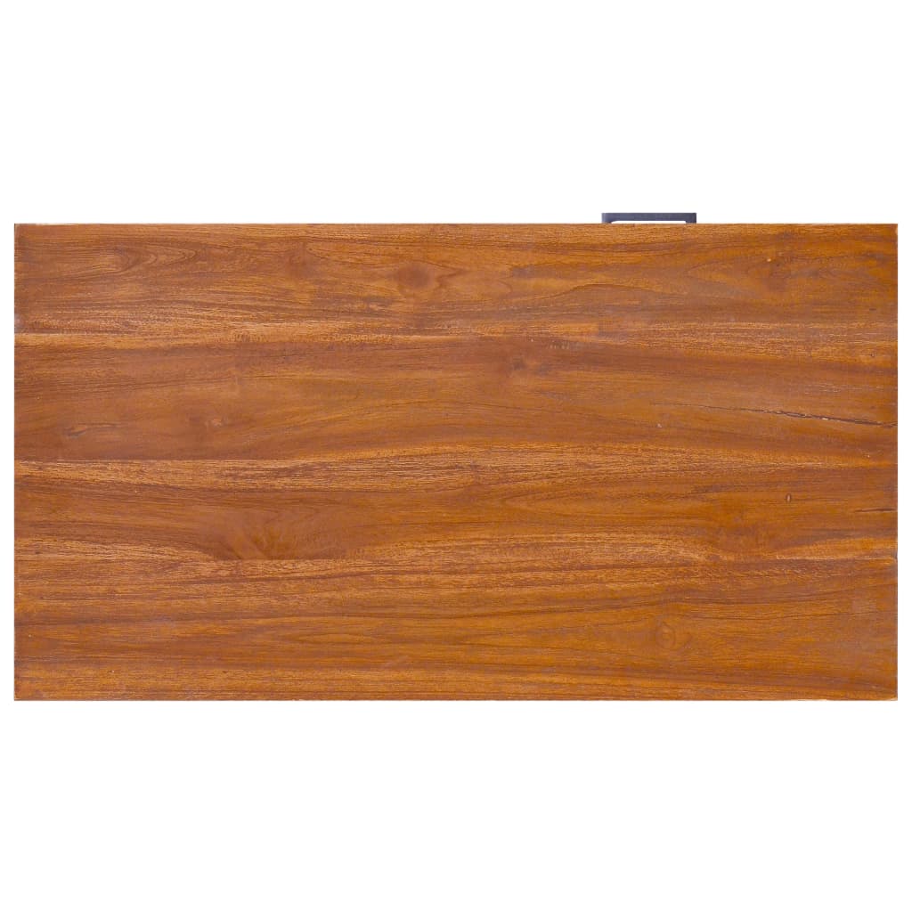 TV-bänk 90x50x37 cm massiv teak