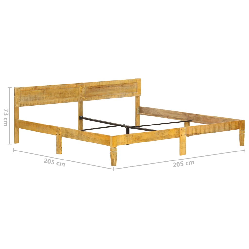 Sängram massivt mangoträ 200 cm