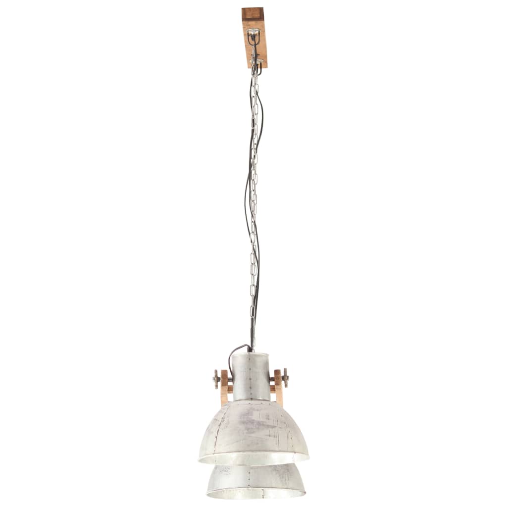 Hänglampa industriell vintage 25 W silver 109 cm E27