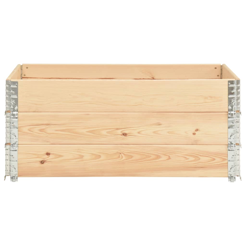 Upphöjd odlingsbädd 3 st 100x150 cm massiv furu