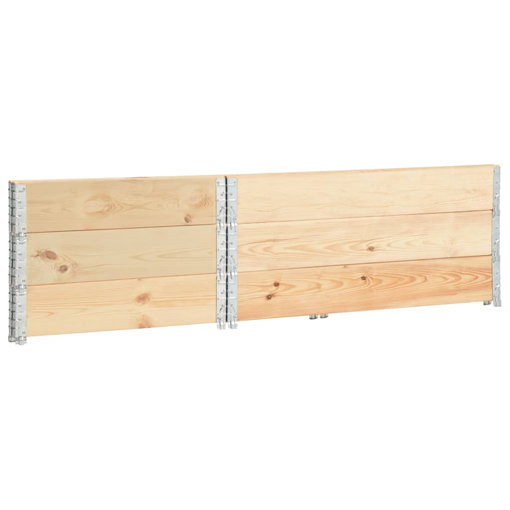 Upphöjd odlingsbädd 3 st 100x150 cm massiv furu