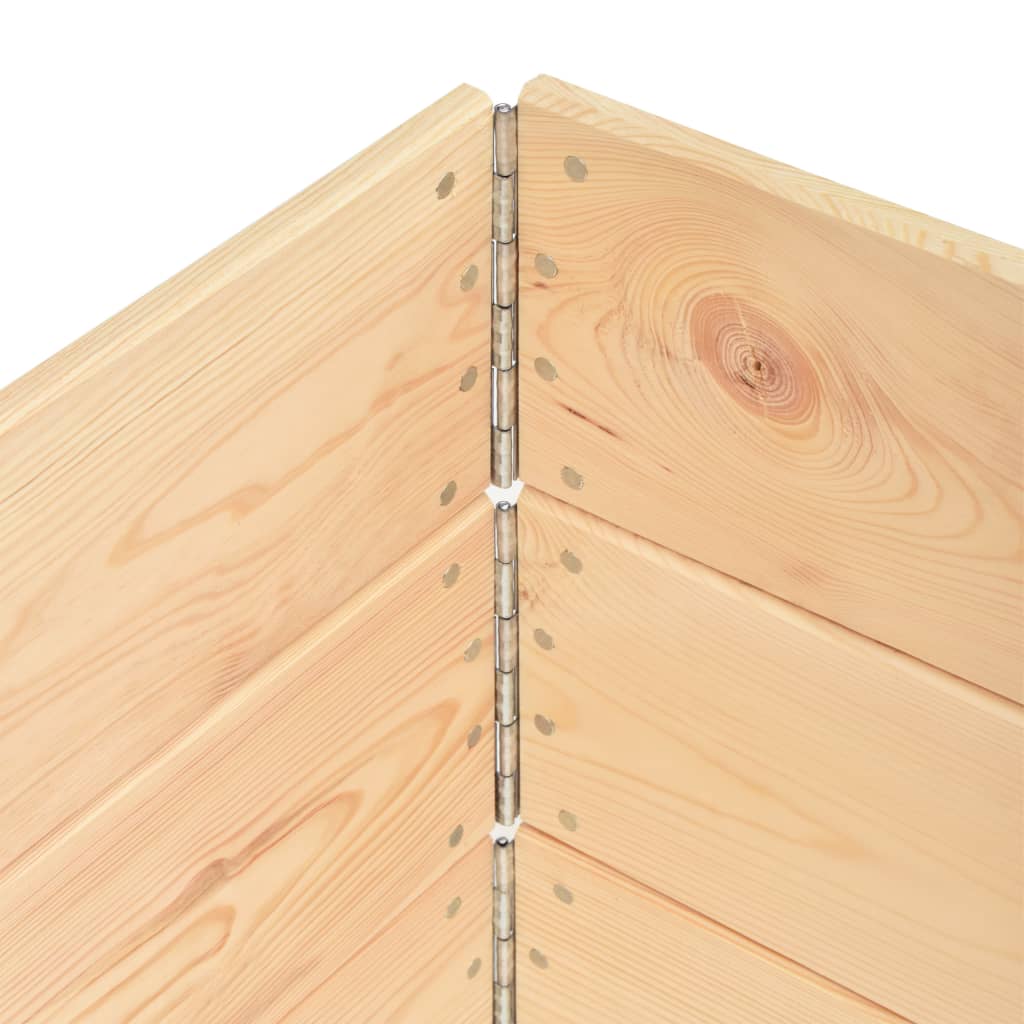Upphöjd odlingsbädd 3 st 100x150 cm massiv furu