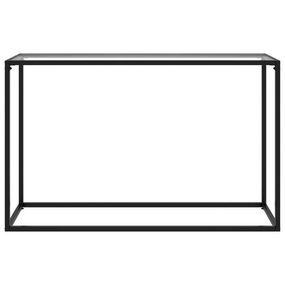 Konsolbord transparent 120x35x75 cm härdat glas