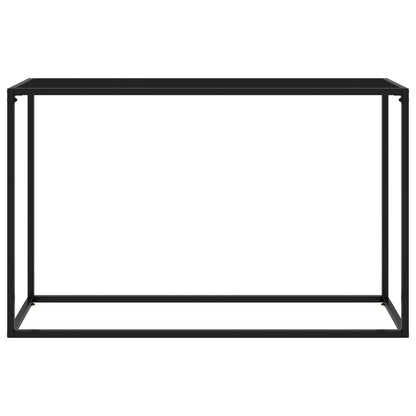 Konsolbord svart 120x35x75 cm härdat glas