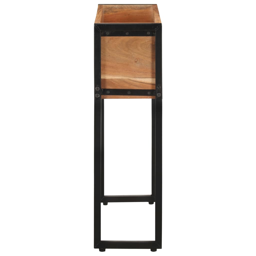 Odlingslåda 60x20x68 cm massivt akaciaträ