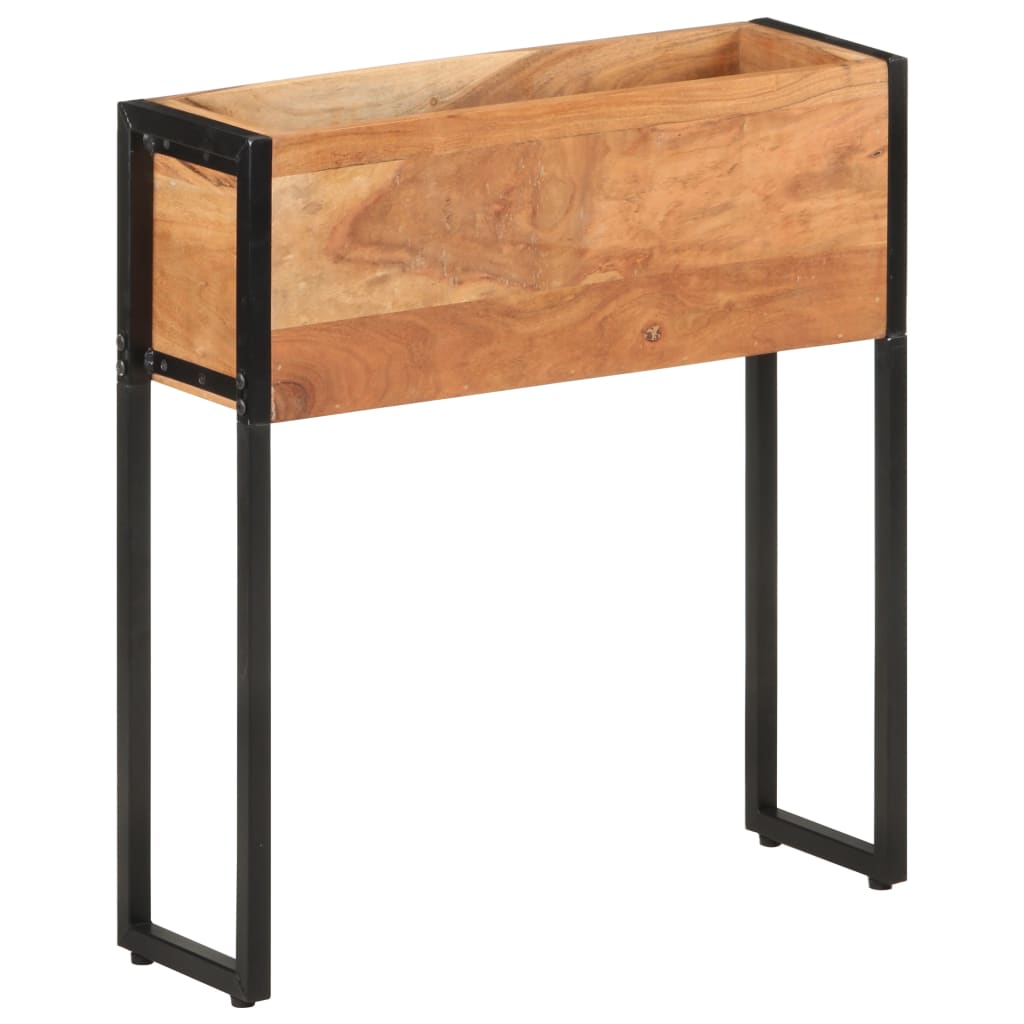 Odlingslåda 60x20x68 cm massivt akaciaträ
