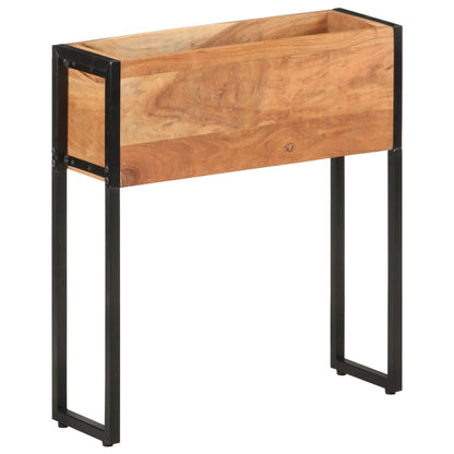 Odlingslåda 60x20x68 cm massivt akaciaträ