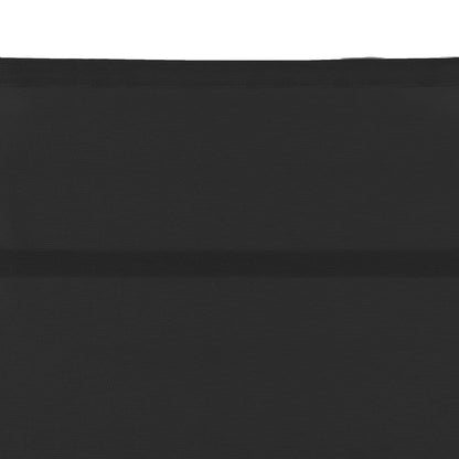 Solsäng textilen och aluminium svart