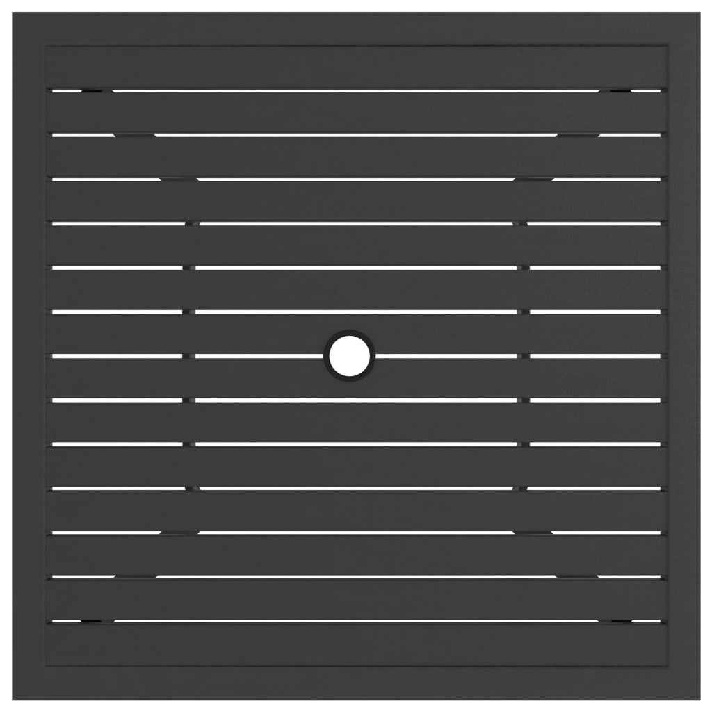 Trädgårdsbord antracit 81,5x81,5x72 cm stål