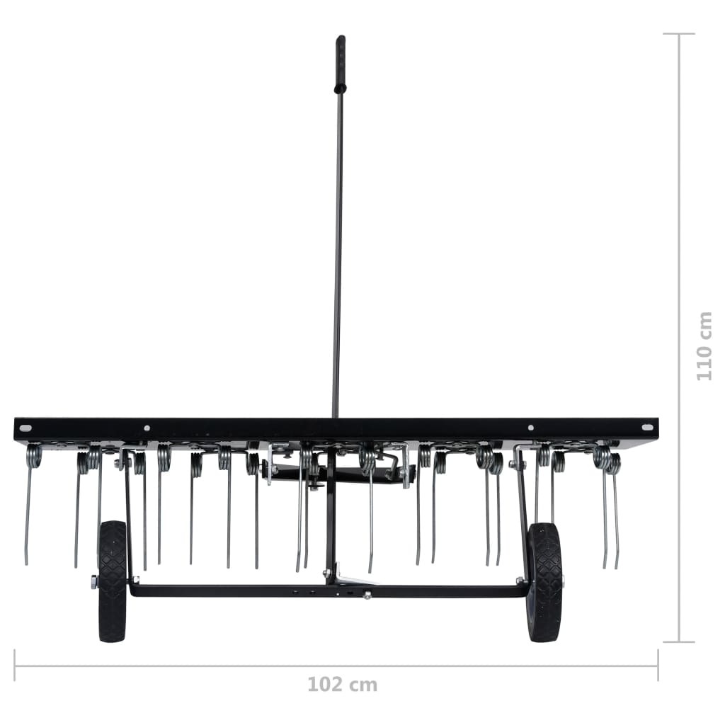 Mossrivare för åkgräsklippare 100 cm