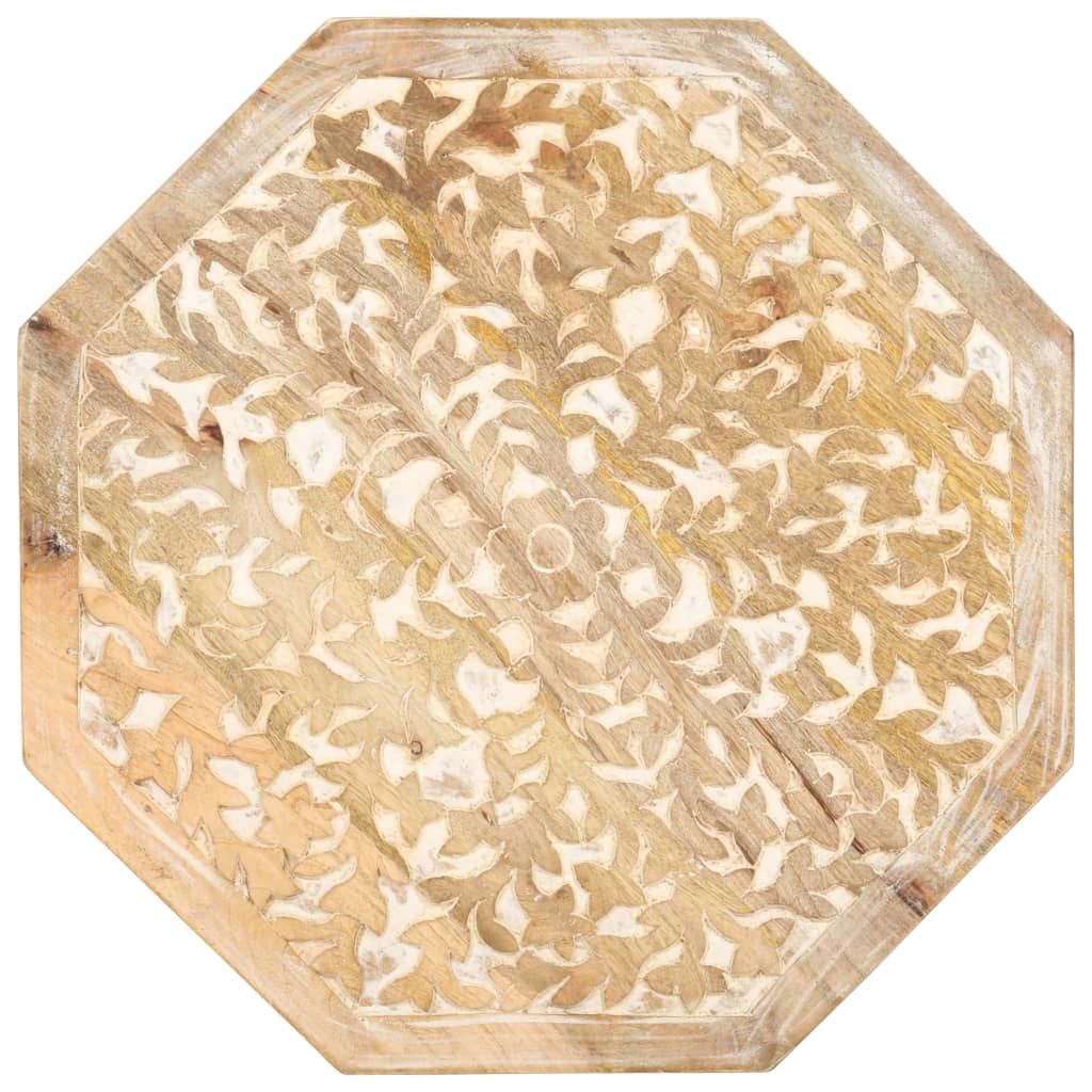 Sidobord Ø48 cm massivt mangoträ