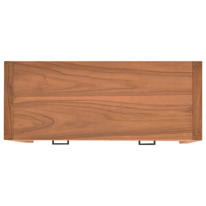 Tv-bänk 100x40x45 cm teak