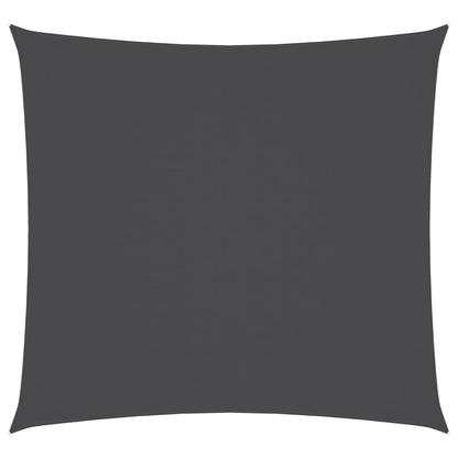 Solsegel oxfordtyg fyrkantigt 6x6 m antracit