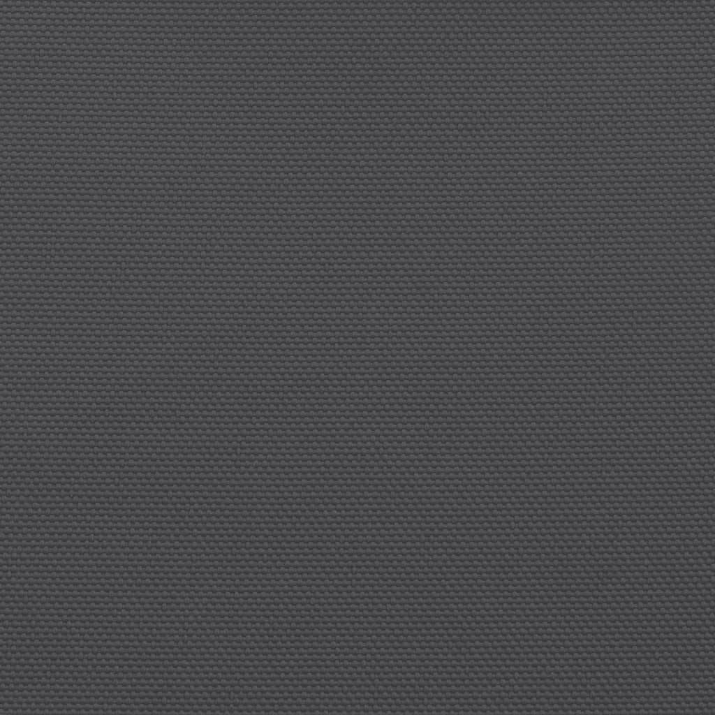 Solsegel oxfordtyg fyrkantigt 6x6 m antracit