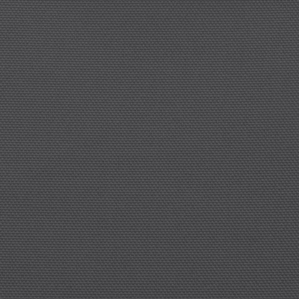 Solsegel oxfordtyg rektangulärt 6x8 m antracit