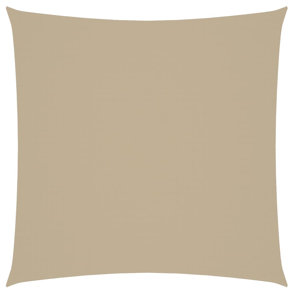 Solsegel oxfordtyg fyrkantigt 4,5x4,5 m beige