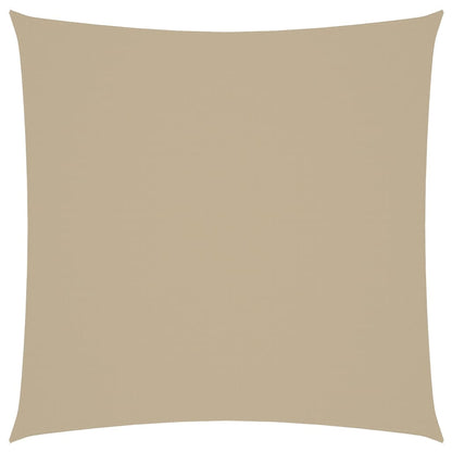 Solsegel oxfordtyg fyrkantigt 4,5x4,5 m beige