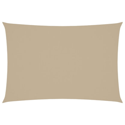 Solsegel oxfordtyg rektangulärt 3x5 m beige