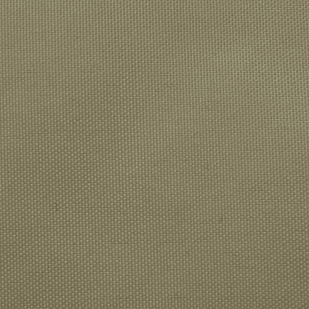 Solsegel oxfordtyg trapets 3/4x3 m beige