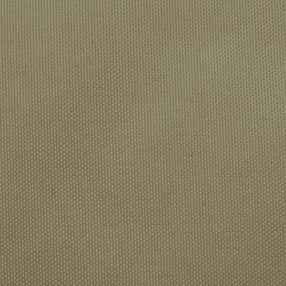 Solsegel oxfordtyg trapets 3/4x3 m beige