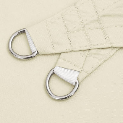 Solsegel oxfordtyg fyrkantigt 7x7 m gräddvit