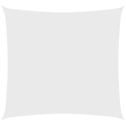 Solsegel oxfordtyg fyrkantigt 7x7 m vit