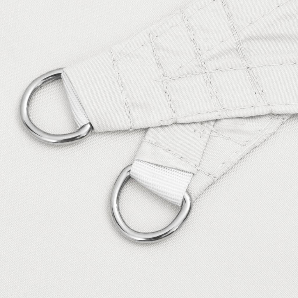 Solsegel oxfordtyg fyrkantigt 7x7 m vit