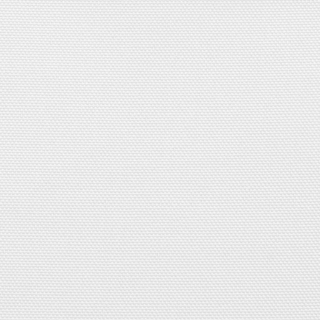 Solsegel oxfordtyg rektangulärt 6x7 m vit