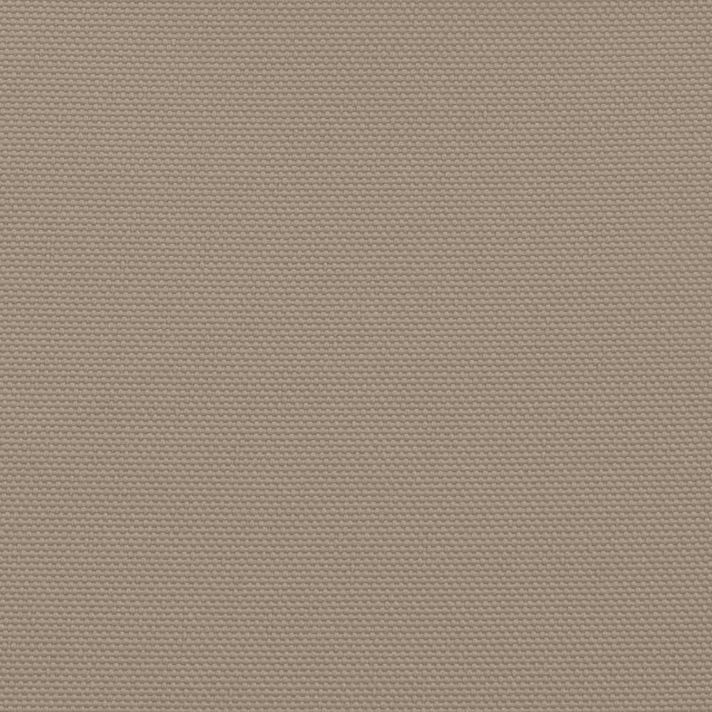 Solsegel oxfordtyg rektangulärt 4x7 m taupe