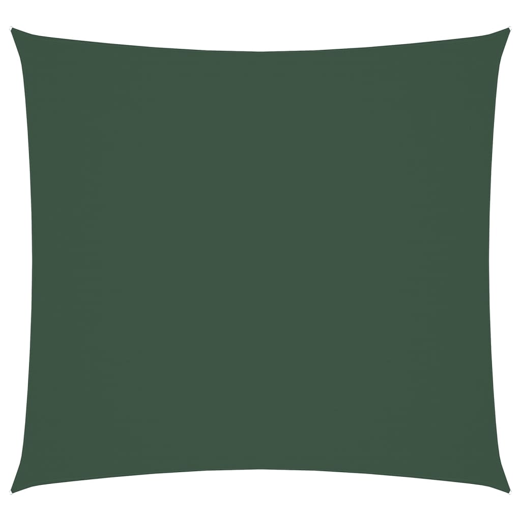 Solsegel oxfordtyg fyrkantigt 7x7 m mörkgrön