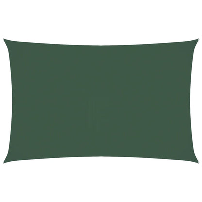 Solsegel oxfordtyg rektangulärt 5x8 m mörkgrön