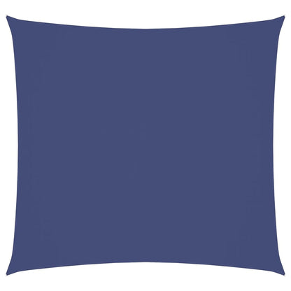 Solsegel oxfordtyg fyrkantigt 6x6 m blå