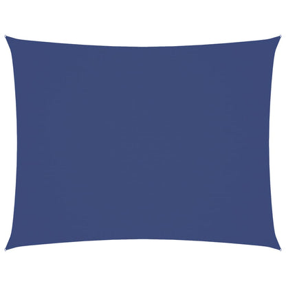 Solsegel oxfordtyg rektangulärt 6x8 m blå