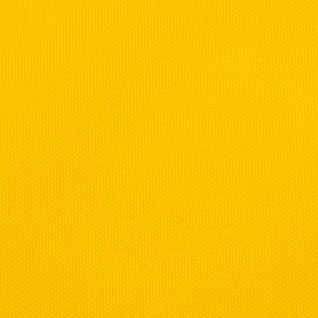 Solsegel oxfordtyg fyrkantigt 7x7 m gul