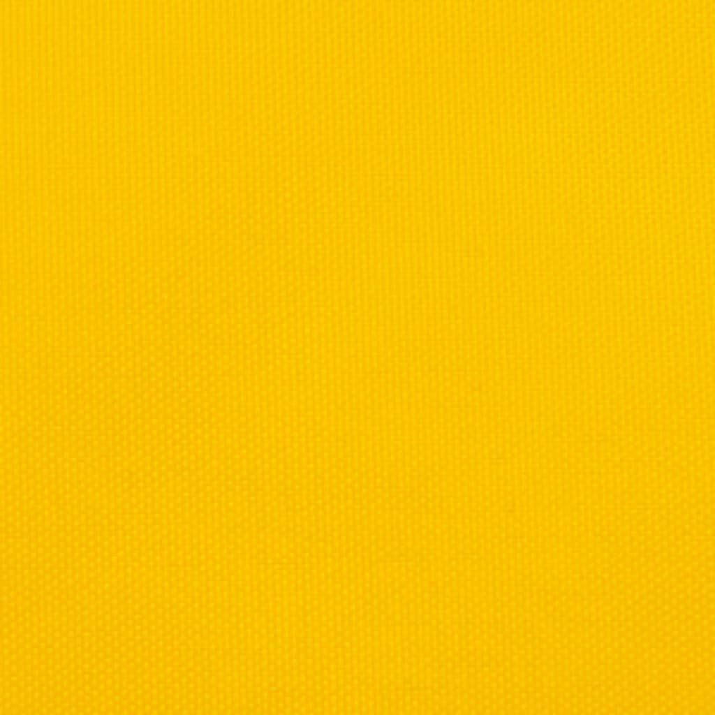 Solsegel oxfordtyg rektangulärt 6x7 m gul
