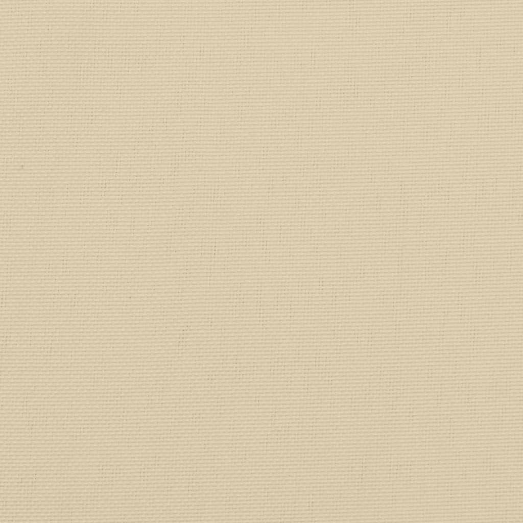 Stolsdynor 6 st beige 50x50x3 cm oxfordtyg