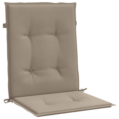 Stolsdynor 6 st taupe 100x50x3 cm oxfordtyg