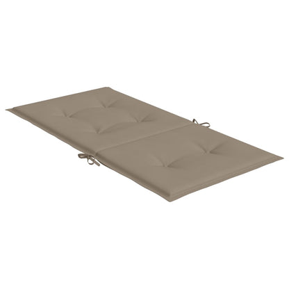 Stolsdynor 6 st taupe 100x50x3 cm oxfordtyg