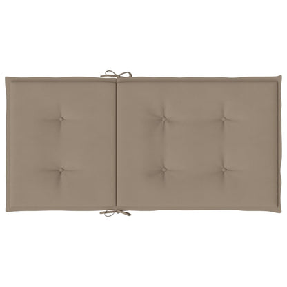 Stolsdynor 6 st taupe 100x50x3 cm oxfordtyg